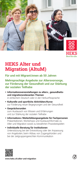 Alter und Migration (AltuM) – HEKS
